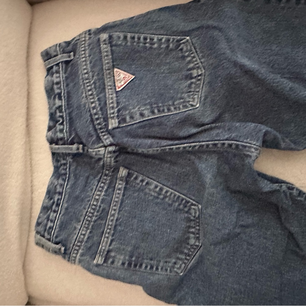 Vintage Guess Straight Leg Medium Blue Jeans - Size 27